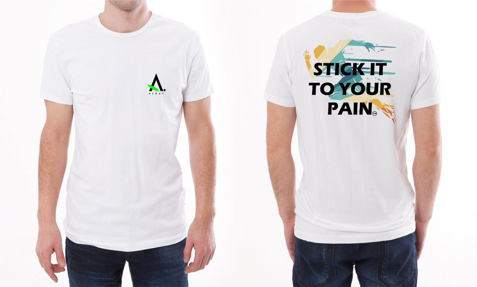 A.Leaf Stick It To Your Pain T-Shirt - Broad spectrum CBD- 0% THC