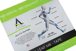 CBD Muscle Tape - A.Leaf - Prevention. Performance. Recovery.